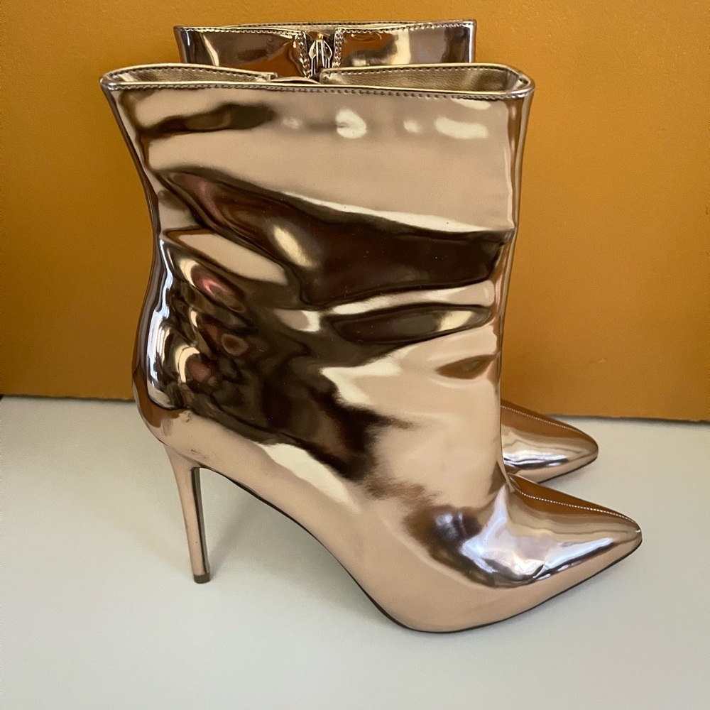Forever 21 Metallic Boots